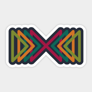 Triangles colorful Sticker